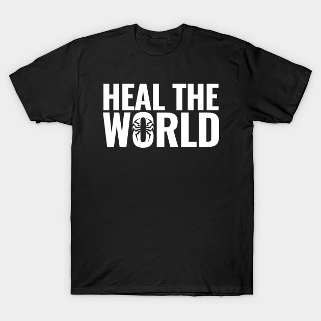 Heal The World (white) T-Shirt by iSymbiote